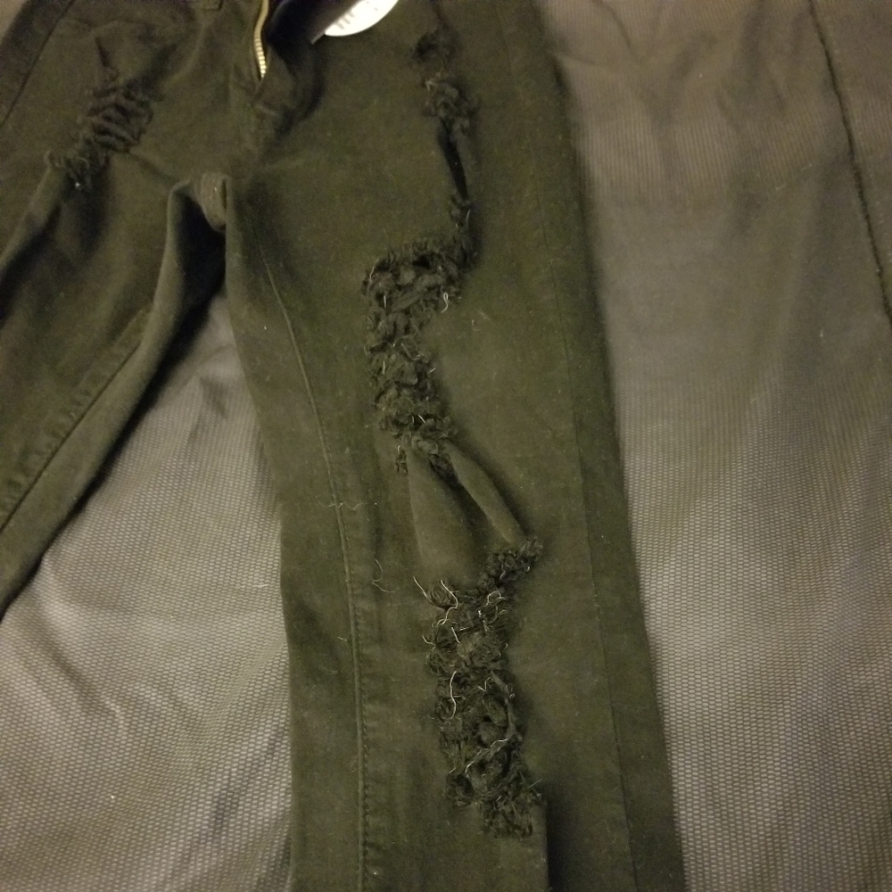 Black denim jeans - Picture 3 of 5